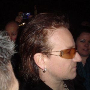 Bono being Mobbed!