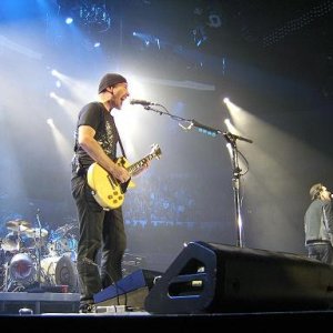 Edge & Bono singing