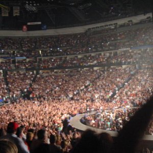 A view of the crowd from section 144