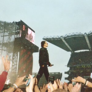Bono goes for a walk in Croke Park