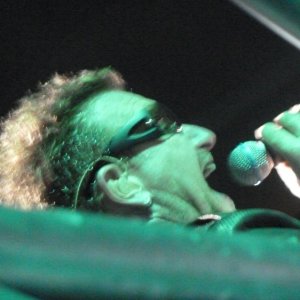 Bono on the bridge during Crazy