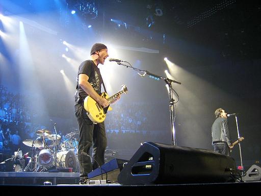 Edge & Bono singing