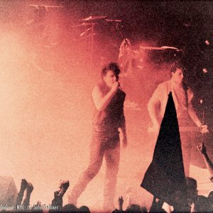 Bono and Larry, War Tour, New York Palladium Theater,, May 11, 1983.