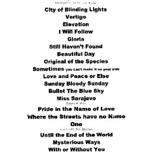 Set List