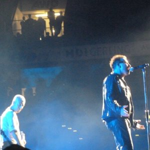 Adam and Bono during Walk On