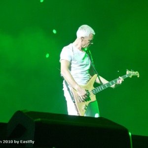 Adam in green lights during SBS