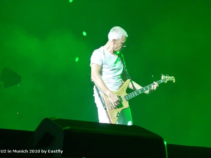 Adam in green lights during SBS