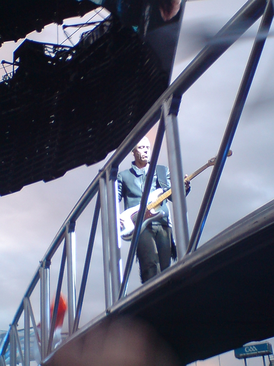 Adam on the bridge with the white/tortoiseshell precision