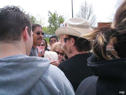 Bono and Phil and Crowd