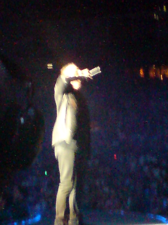 Bono in front of me