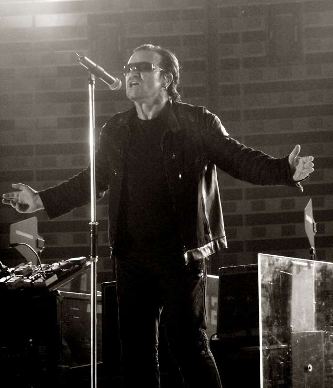 Bono in Mono-chrome