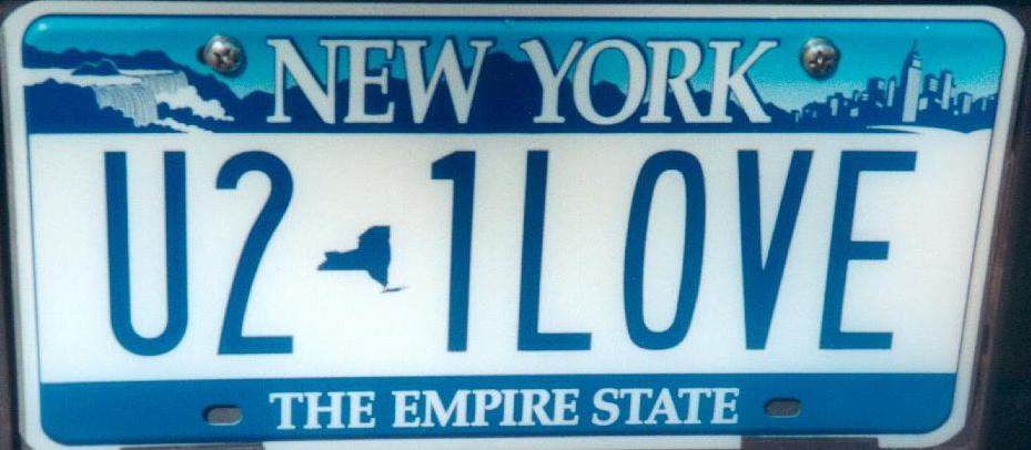 my old license plate