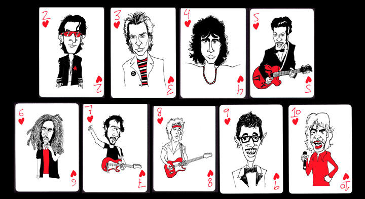 Rock Star Deck of Cards